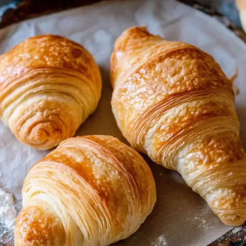 Vegan Puff Pastry Croissants