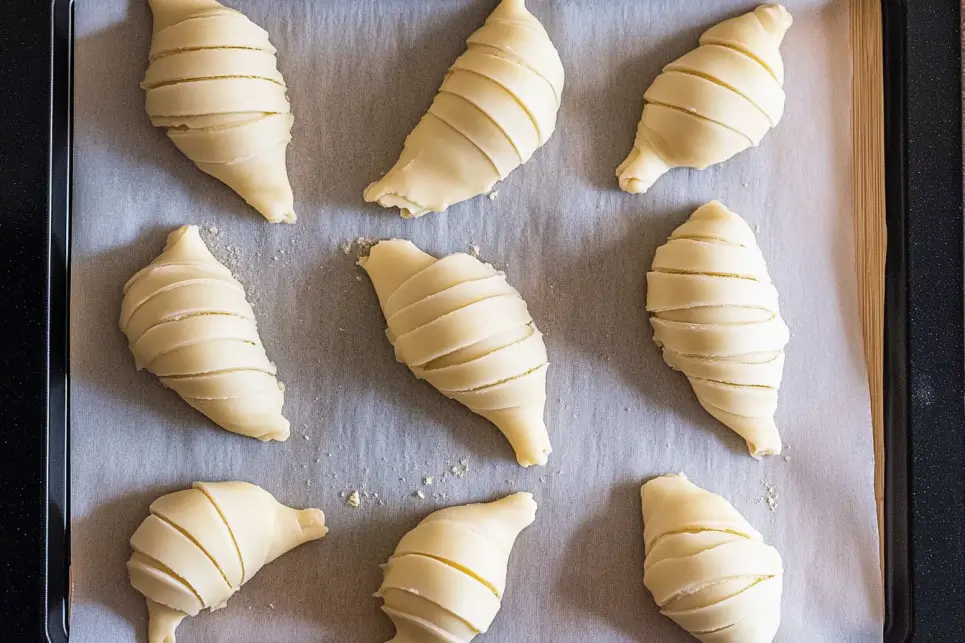 Baking the Croissants