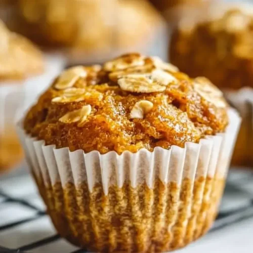 Vegan Zucchini Muffins with Oats