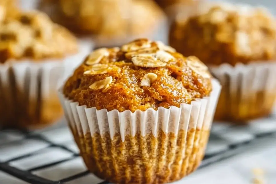 Vegan Zucchini Muffins with Oats