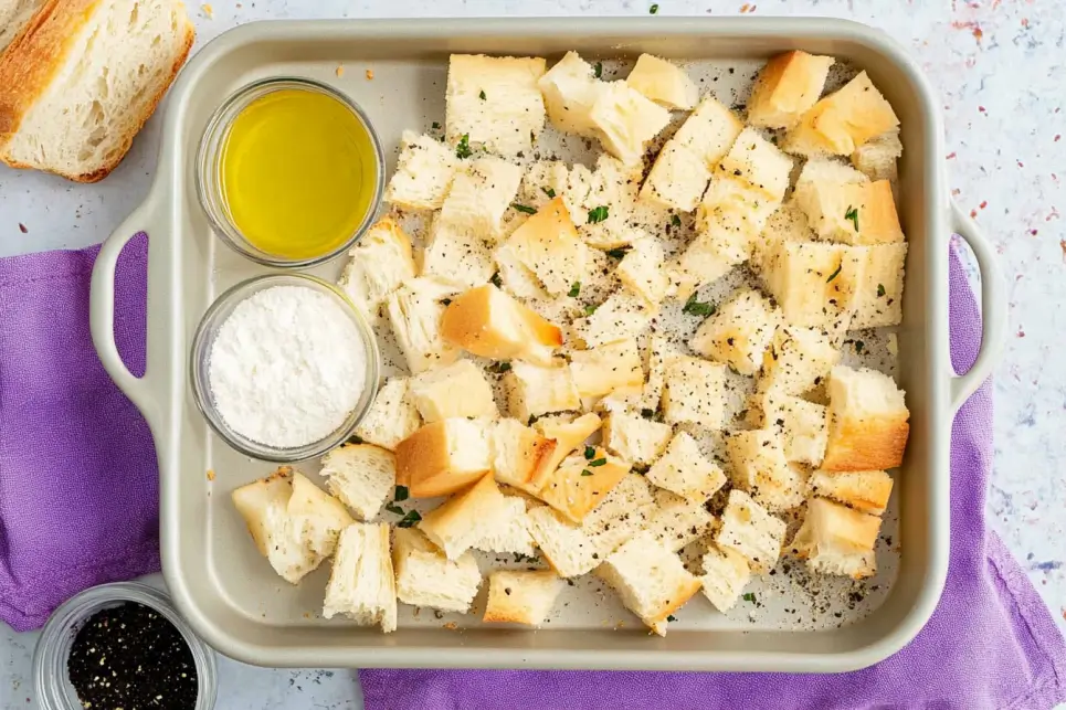 Ingredients for the Best Vegan Croutons