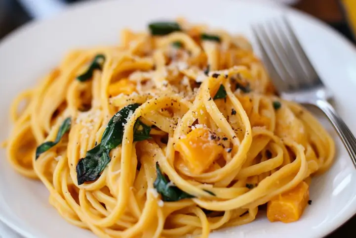 Creamy Vegan Butternut Squash Pasta