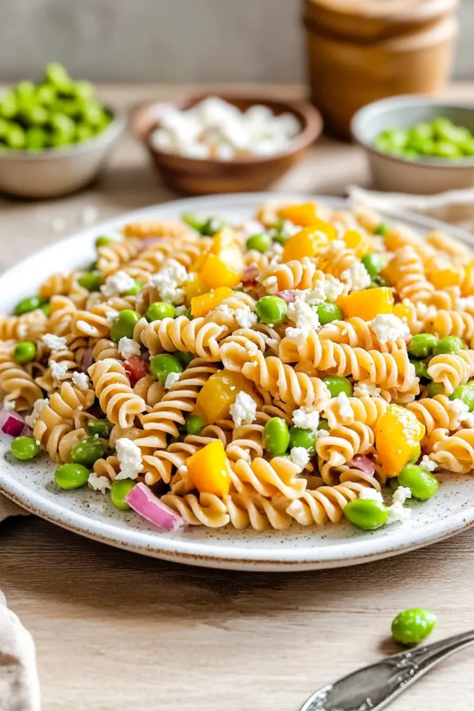 Edamame Pasta Salad