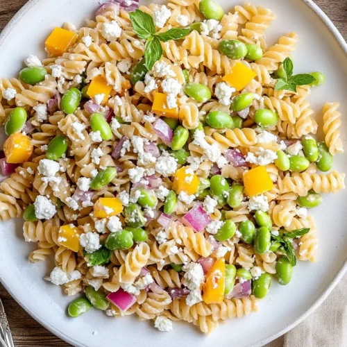 Edamame Pasta Salad