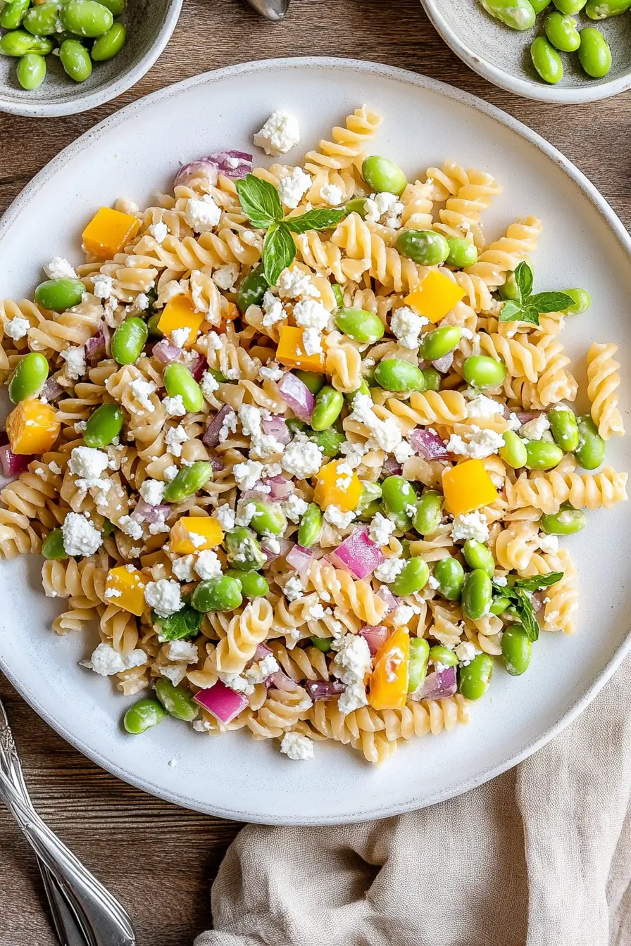 Edamame Pasta Salad