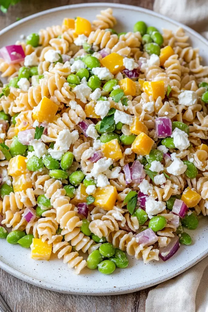 Edamame Pasta Salad