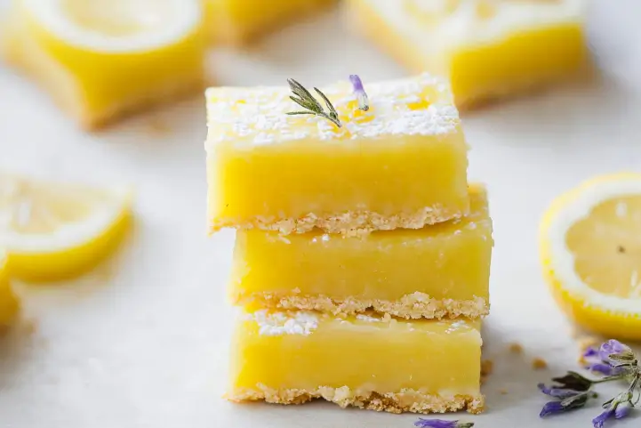 Lavender Lemon Bars