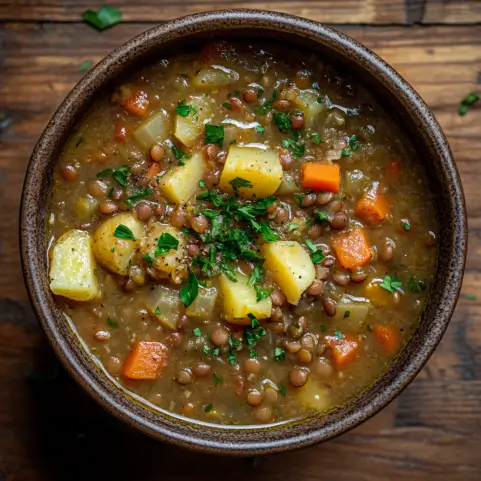 Lentil Potato Soup