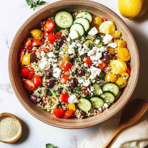 Mediterranean Quinoa Salad