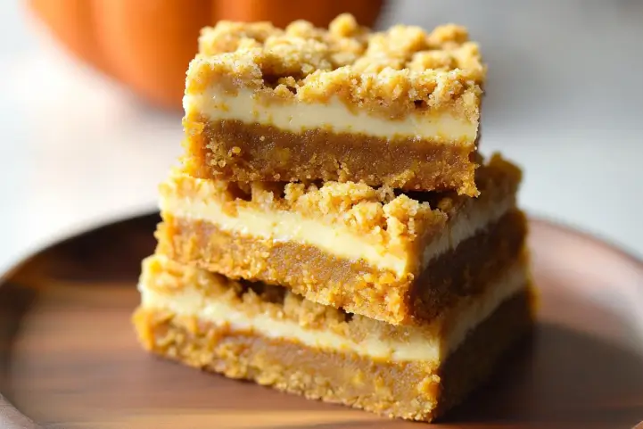 Pumpkin Crumble Bars