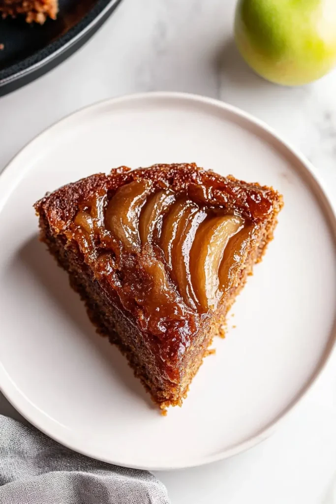 Vegan Apple Upside Down Cake