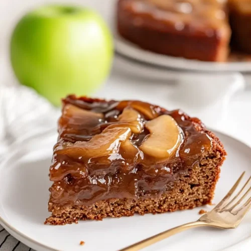 Vegan Apple Upside Down Cake