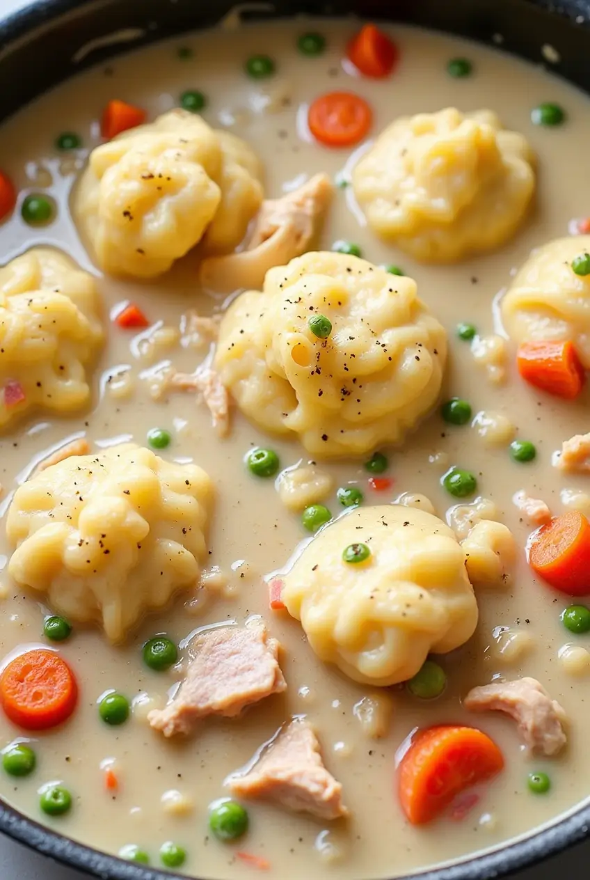 Vegan Chicken and Dumplings