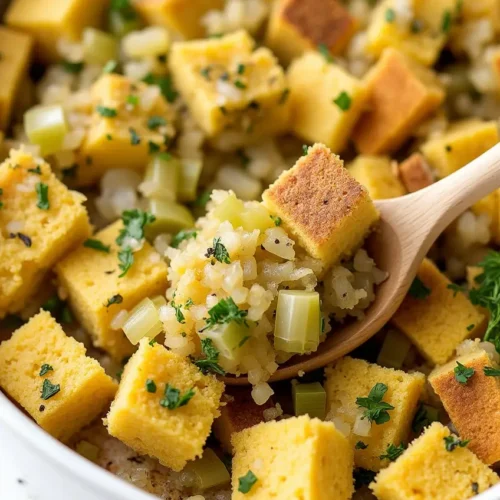 Vegan Cornbread Stuffing