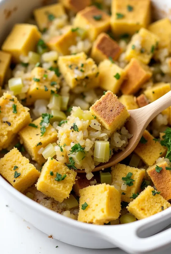 Vegan Cornbread Stuffing