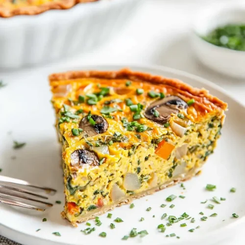 Vegan Crustless Quiche