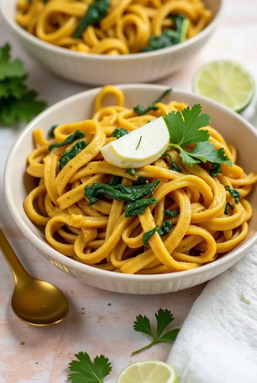 Vegan Curry Pasta