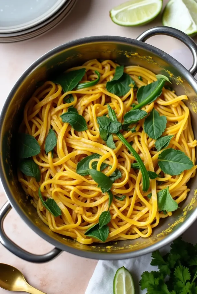 Vegan Curry Pasta