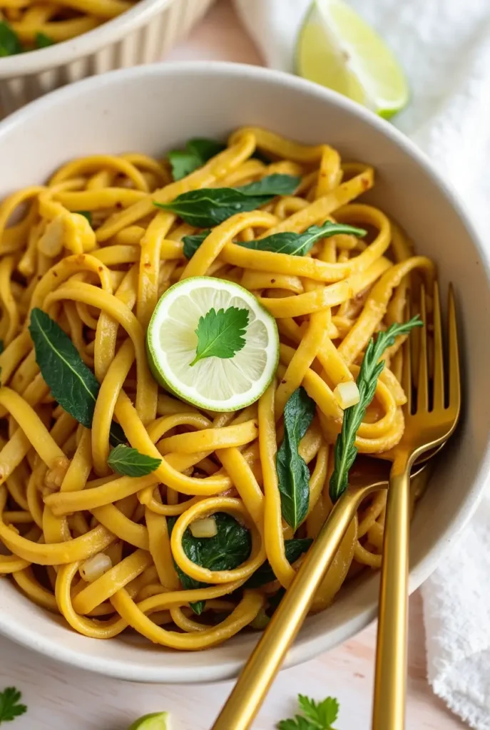 Vegan Curry Pasta