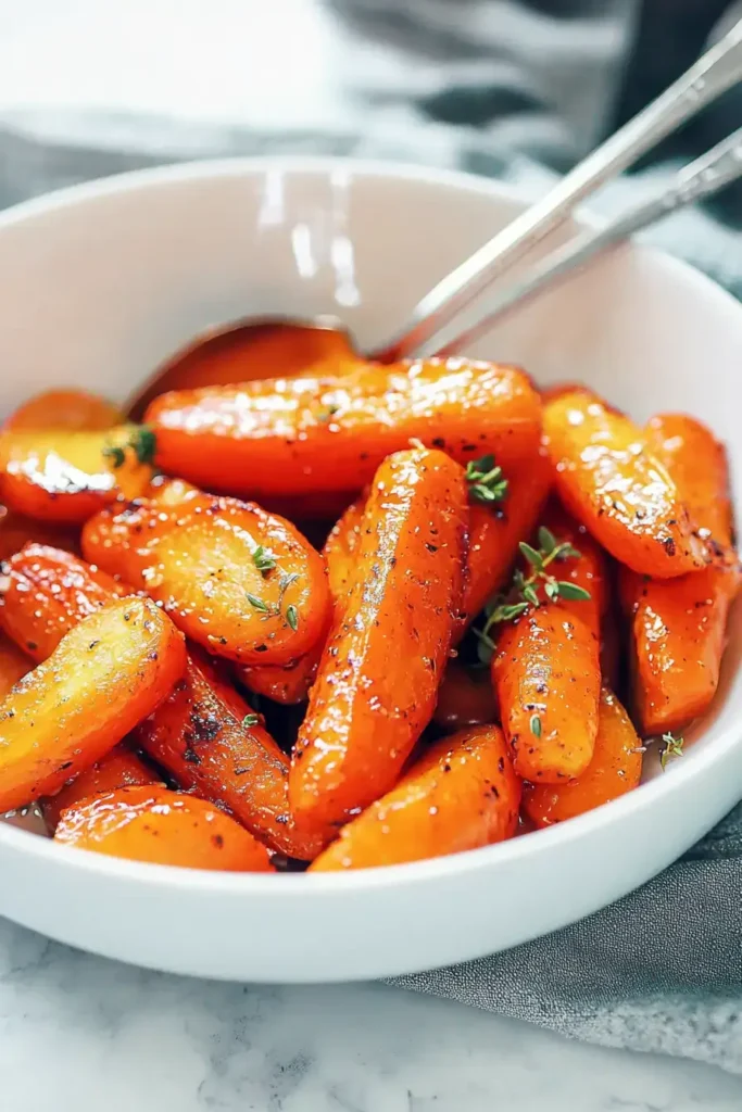 Vegan Glazed Carrots