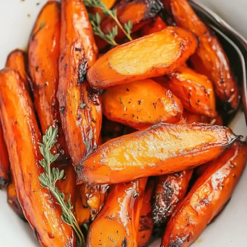 Vegan Glazed Carrots