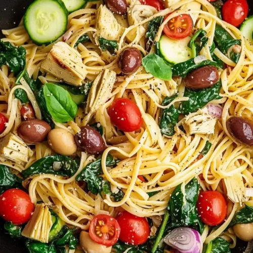 Vegan Mediterranean Pasta