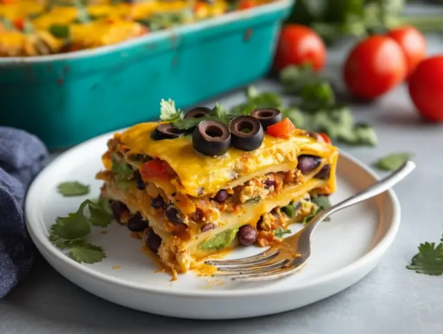 Vegan Mexican Lasagna