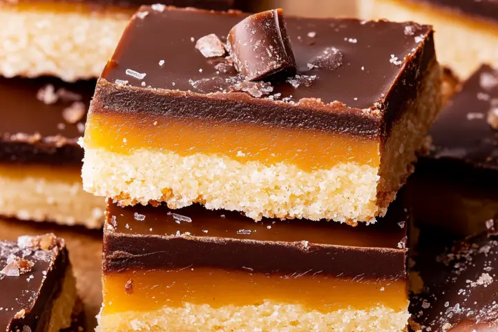 Vegan Millionaire Shortbread