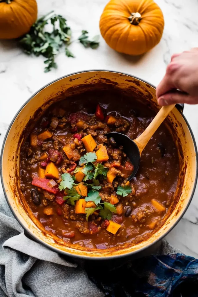 Vegan Pumpkin Chili