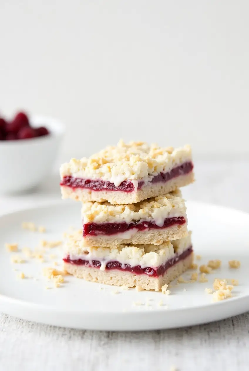 Vegan Raspberry Bars