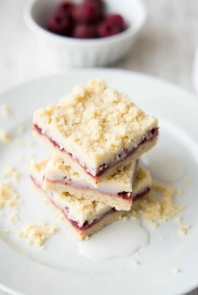 Vegan Raspberry Bars