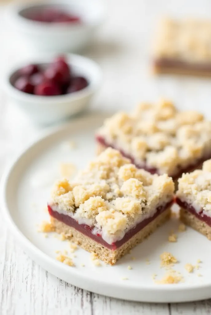 Vegan Raspberry Bars