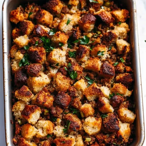 Vegan Sausage Stuffing