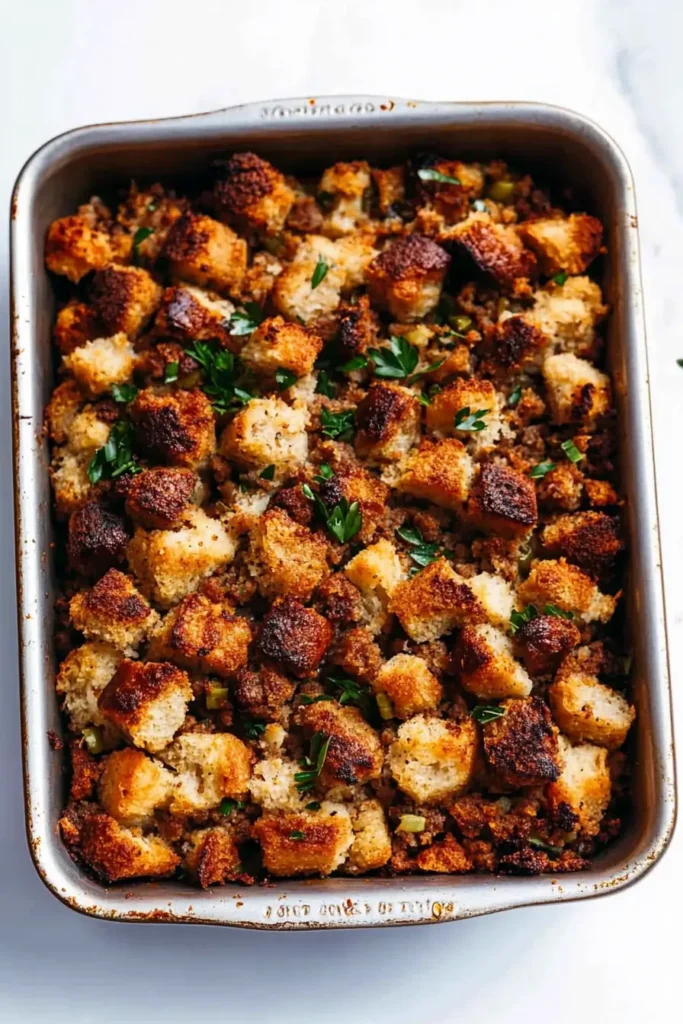 Vegan Sausage Stuffing