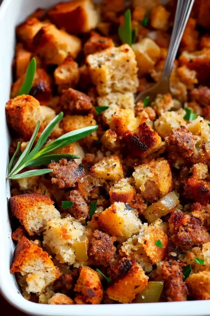 Vegan Sausage Stuffing