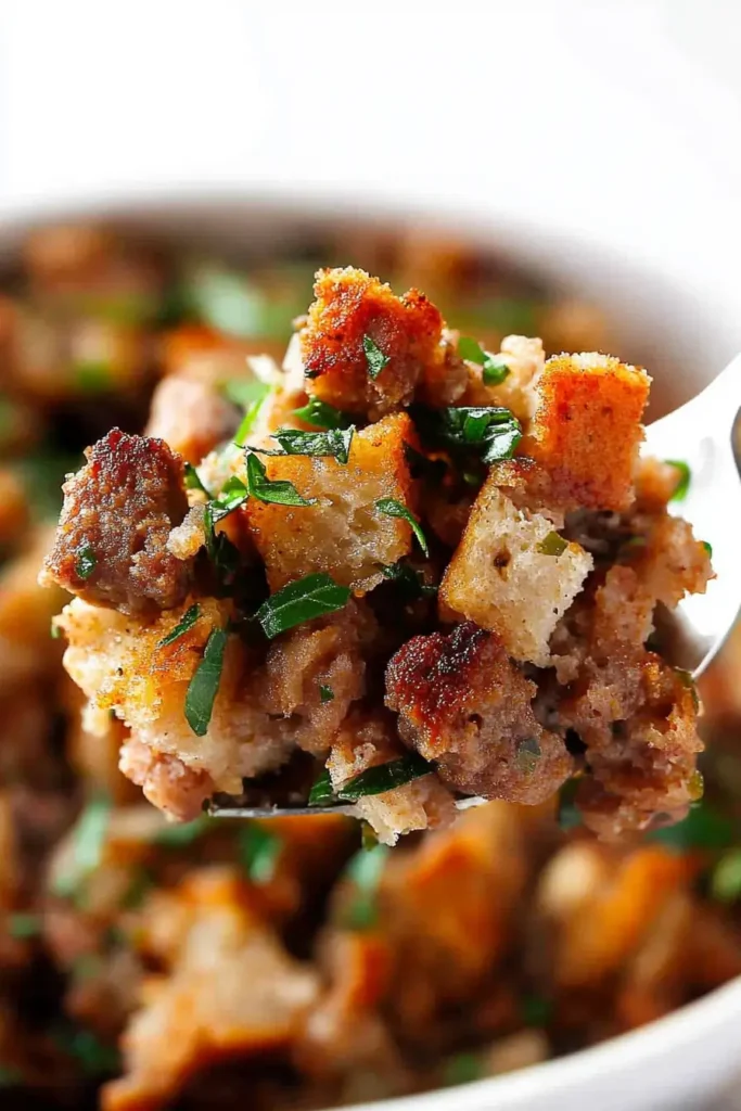 Vegan Sausage Stuffing