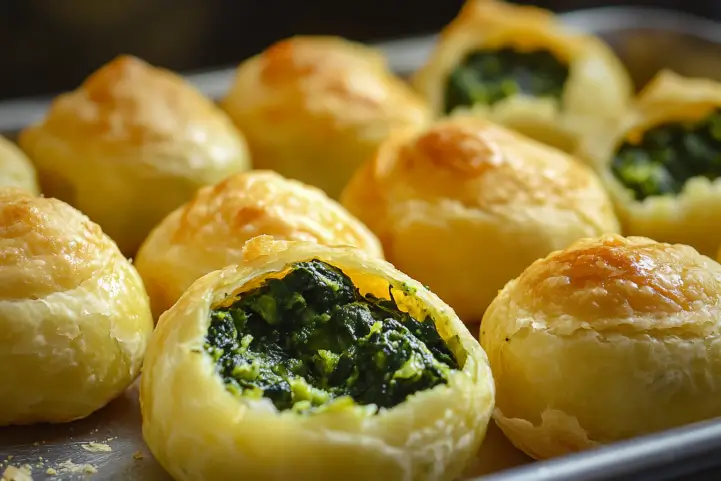 Vegan Spinach Puffs