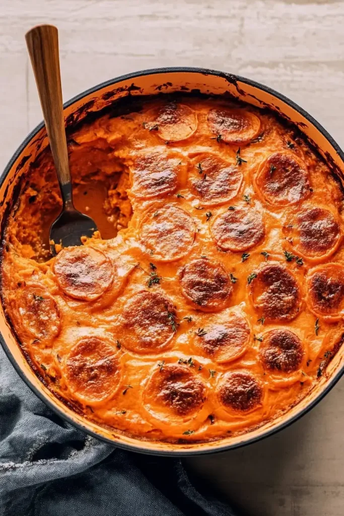 Vegan Sweet Potato Gratin