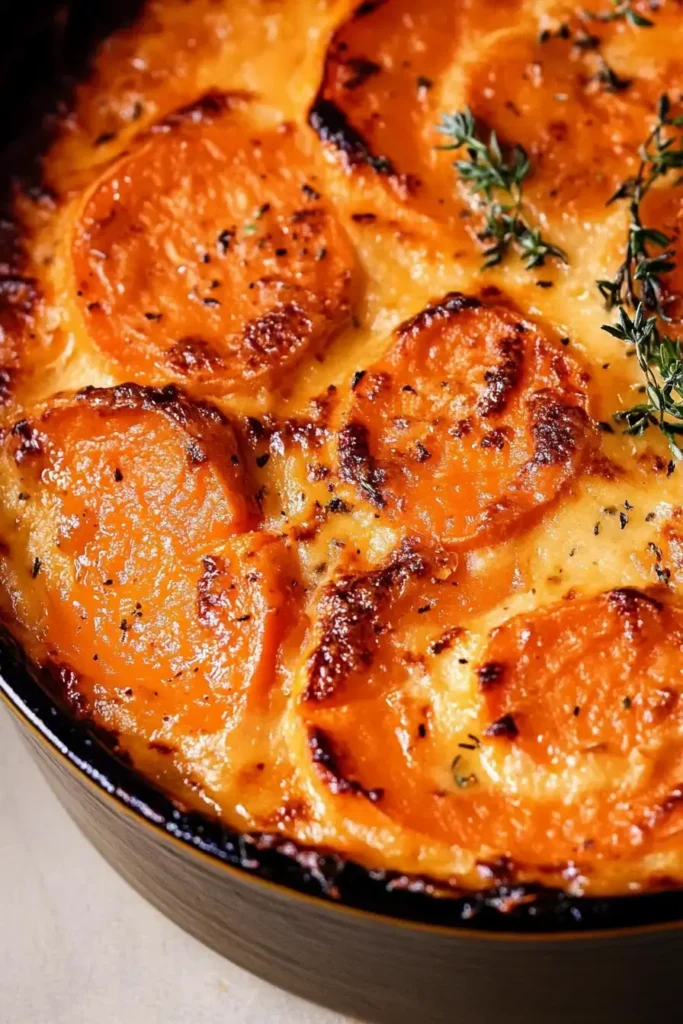 Vegan Sweet Potato Gratin