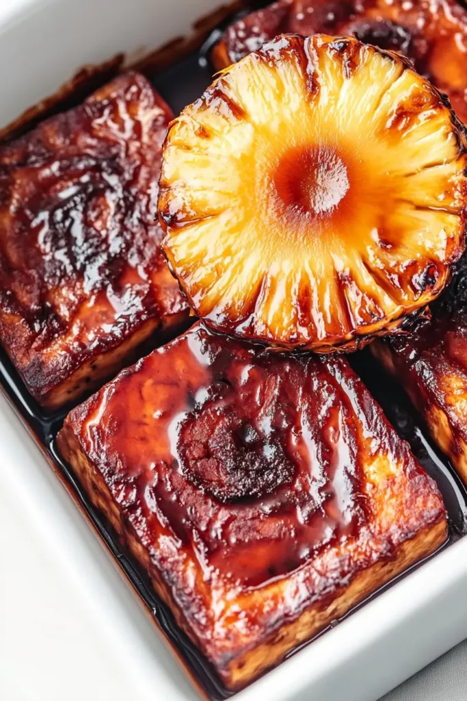 Pineapple Glazed Tofu