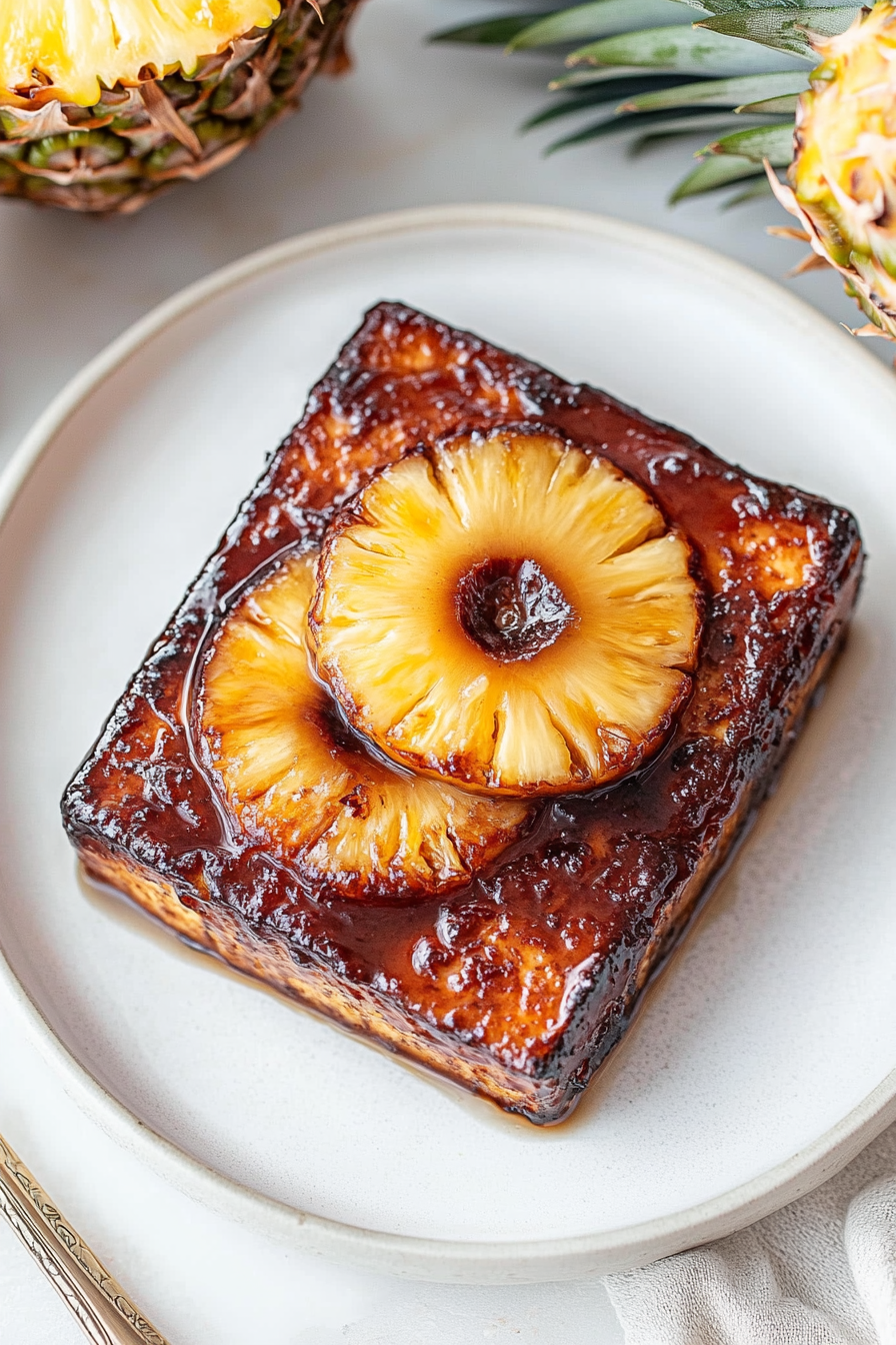 Pineapple Glazed Tofu