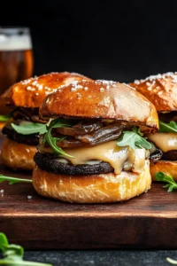 Portobello Mushroom Sliders