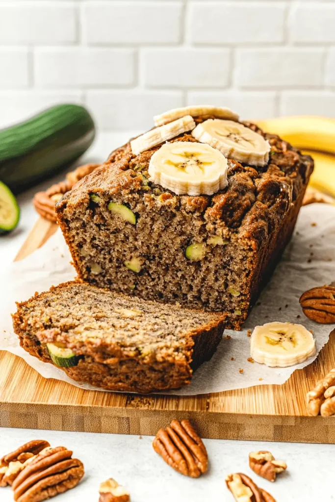 Vegan Banana Zucchini Bread