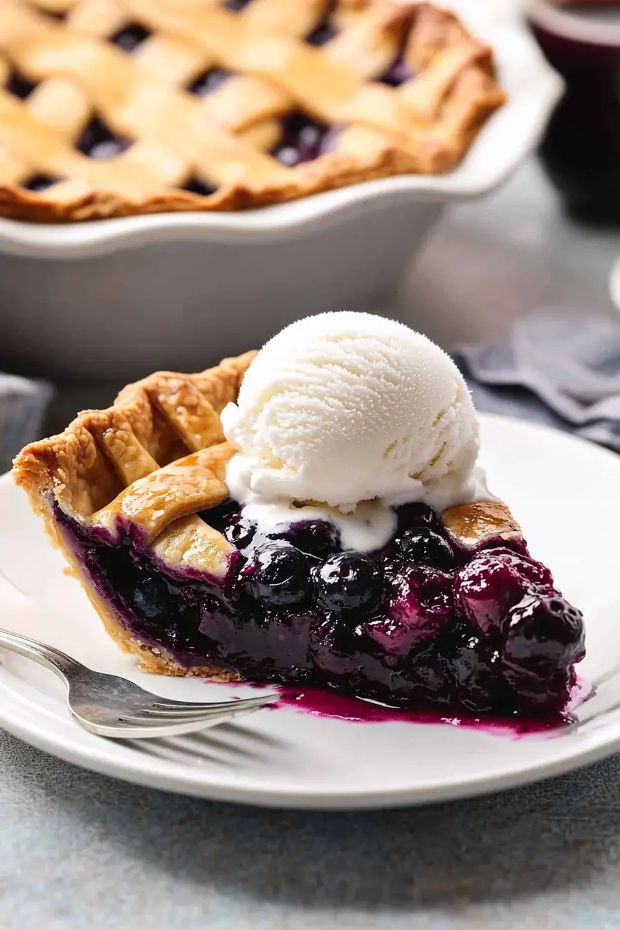 Vegan Blueberry Pie