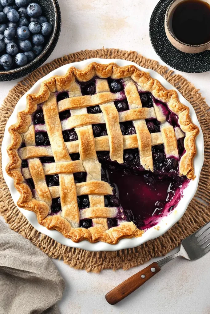 Vegan Blueberry Pie