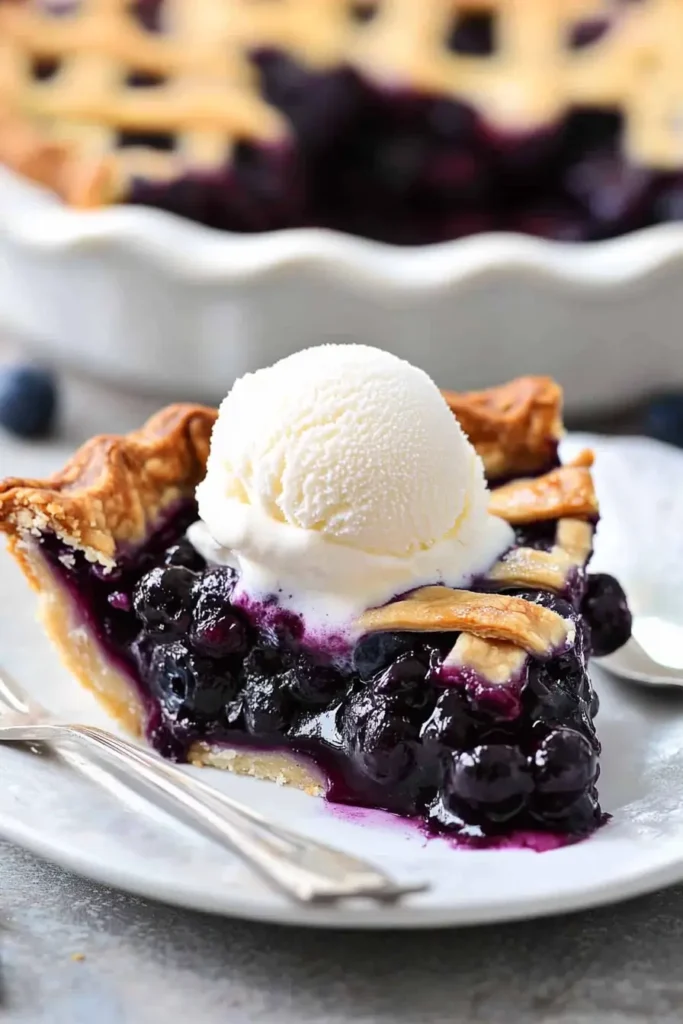 Vegan Blueberry Pie