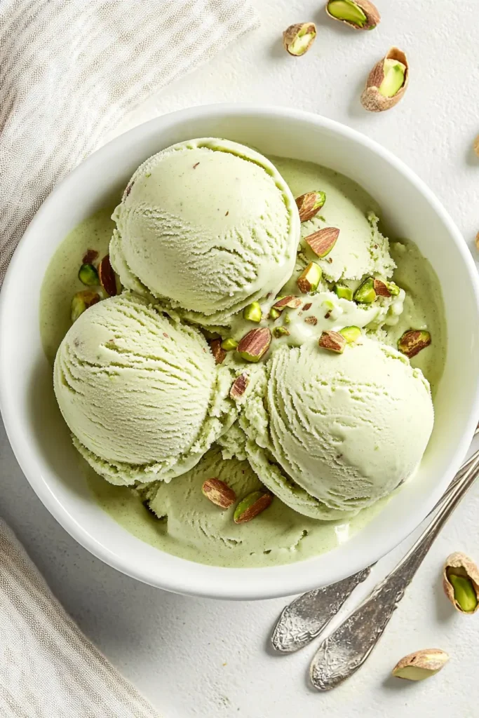 Vegan Pistachio Ice Cream