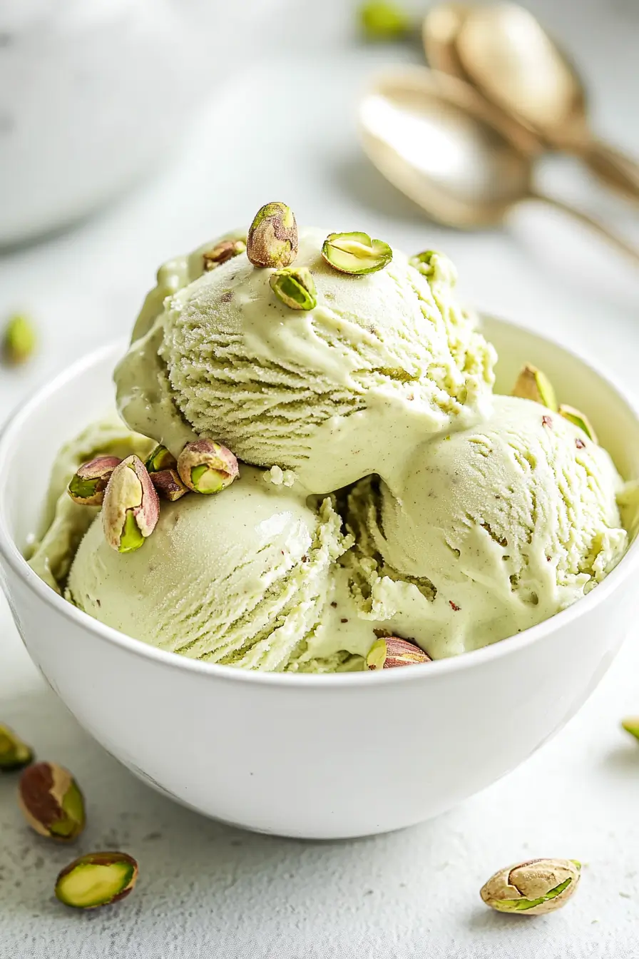 Vegan Pistachio Ice Cream