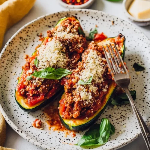 Vegan Zucchini Boats